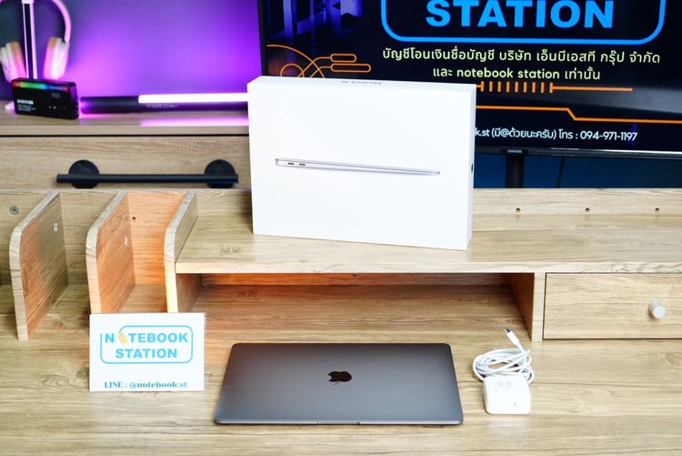 APPLE Macbook Air 13 (2020) M1 Ram8 SSD256 จอ13.3 ความชัดระดับ2k Cycle count 158 ครั้ง เครื่องพร้อมใช้งาน ขายถูกเพียง 16,990.- ครบกล่องมีประ รูปที่ 9