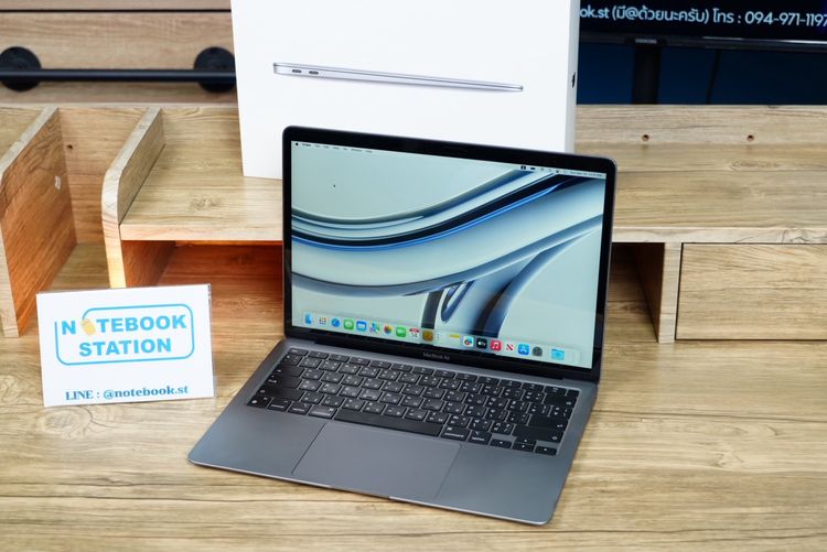 APPLE Macbook Air 13 (2020) M1 Ram8 SSD256 จอ13.3 ความชัดระดับ2k Cycle count 158 ครั้ง เครื่องพร้อมใช้งาน ขายถูกเพียง 16,990.- ครบกล่องมีประ รูปที่ 4