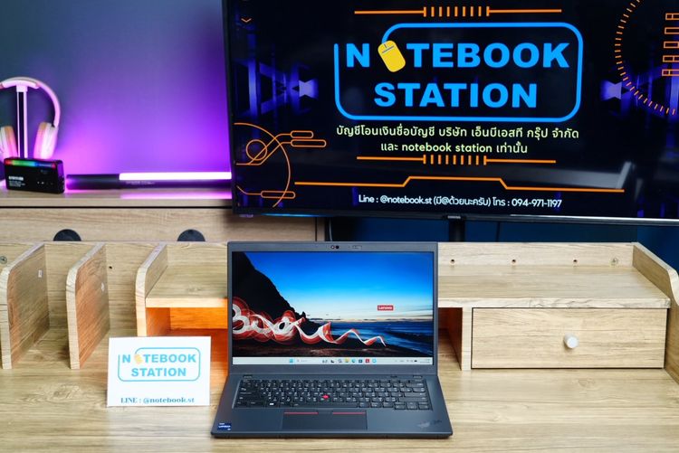 Lenovo Thinkpad L14 Gen4 i5-1345U(vPro) Ram16 SSD512 จอ14 FHD IPS สเปคสูง เครื่องสวยพร้อมใช้งาน ขายเพียง 16,990.- ประกันศูนย์ยาวถึงปี 2029 รูปที่ 2