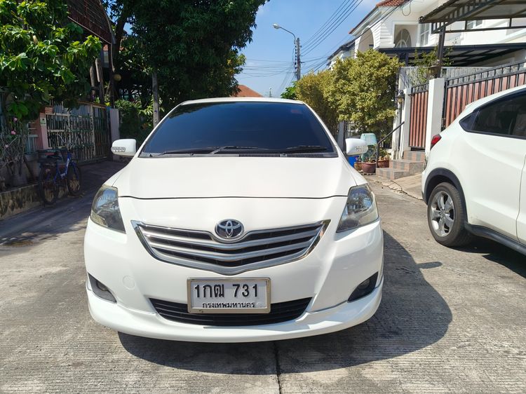 Toyota Vios 2012 1.5 E Sedan เบนซิน ไม่ติดแก๊ส เกียร์อัตโนมัติ ขาว รูปที่ 2