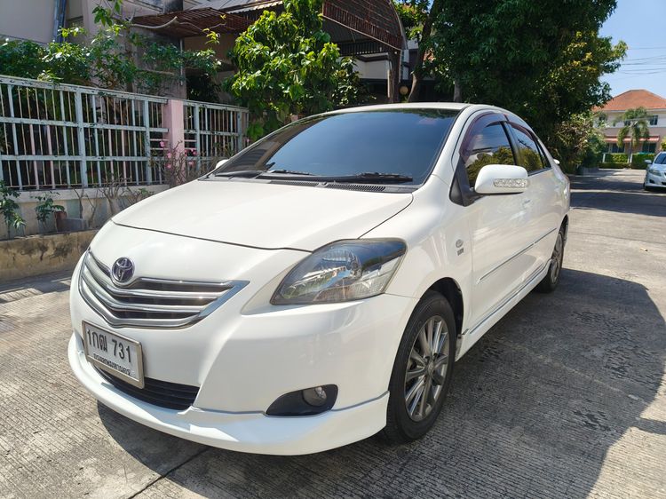 Toyota Vios 2012 1.5 E Sedan เบนซิน ไม่ติดแก๊ส เกียร์อัตโนมัติ ขาว รูปที่ 3