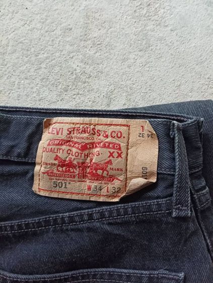 Levis 501 Black รูปที่ 2