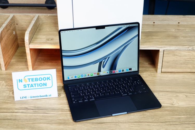 APPLE Macbook Air M2 ram8 ssd256 จอ13.6 2k Cycle count เพียง 188 ครั้ง อุปกรณ์แท้ครบกล่อง รีเซ็ตตัวเครื่องพร้อมใช้งาน ขายเพียง 20,990.- รูปที่ 3