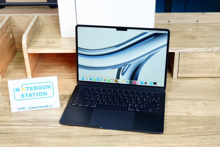 APPLE Macbook Air M2 ram8 ssd256 จอ13.6 2k Cycle count เพียง 188 ครั้ง อุปกรณ์แท้ครบกล่อง รีเซ็ตตัวเครื่องพร้อมใช้งาน ขายเพียง 20,990.- รูปที่ 4