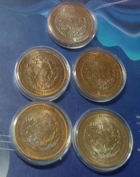 ทองแดง สมเด็จย่าร๙ อุทยานเฉลิมพระเกียรติ๒๕๓๘ไม่ผ่านใช้พร้อมตลับๆละ รูปที่ 2