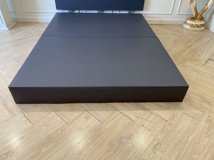 เตียง 5 ฟุต เบาะหนัง สีเทา ที่นอน 5 ฟุต ยี่ห้อ nooz storm หนา 8 นิ้ว รูปที่ 5