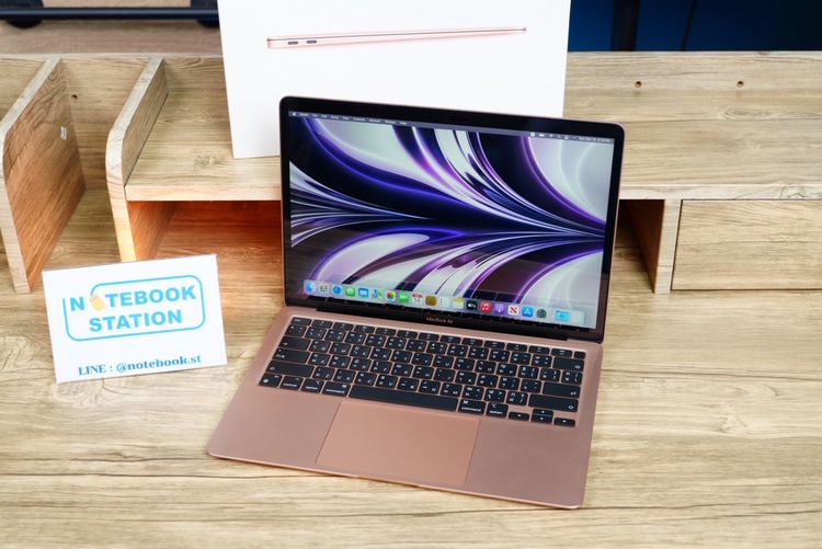 APPLE Macbook Air 13 (2020) M1 Ram8 SSD256 จอ13.3 ความชัดระดับ2k Cycle count 10 ครั้ง เครื่องพร้อมใช้งาน ขายถูกเพียง 15,900.- ครบกล่อง รูปที่ 4