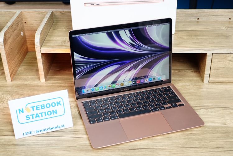 APPLE Macbook Air 13 (2020) M1 Ram8 SSD256 จอ13.3 ความชัดระดับ2k Cycle count 10 ครั้ง เครื่องพร้อมใช้งาน ขายถูกเพียง 15,900.- ครบกล่อง รูปที่ 3