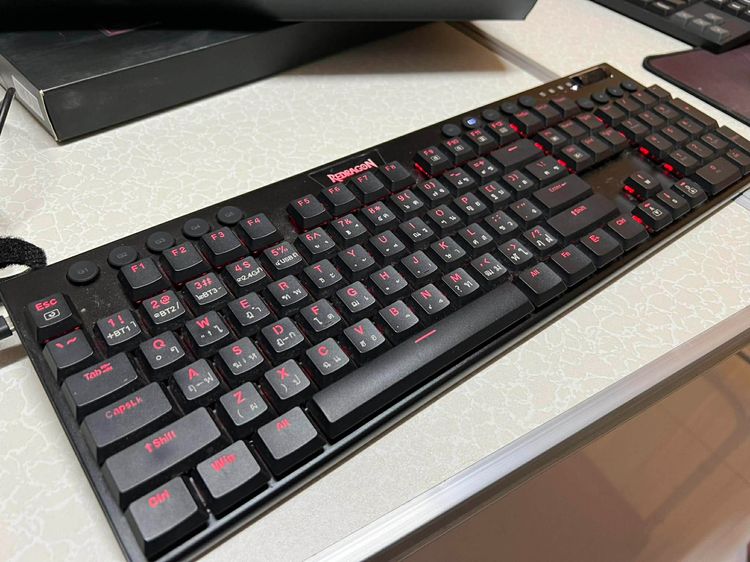 เม้าส์ และคีย์บอร์ด คีย์บอร์ด Redragon รุ่น Horus