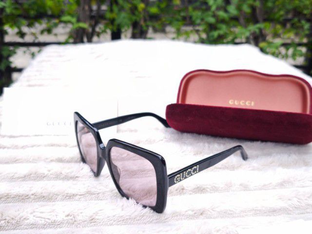 แว่นกันแดด Gucci สีดำ GG0418S รูปที่ 7