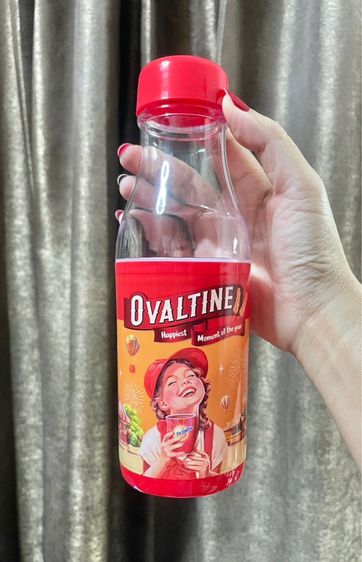 มือ1🌹ขวดน้ำโอวัลตินลายคลาสสิค (ความจุ 16 ออนซ์) รูปที่ 5