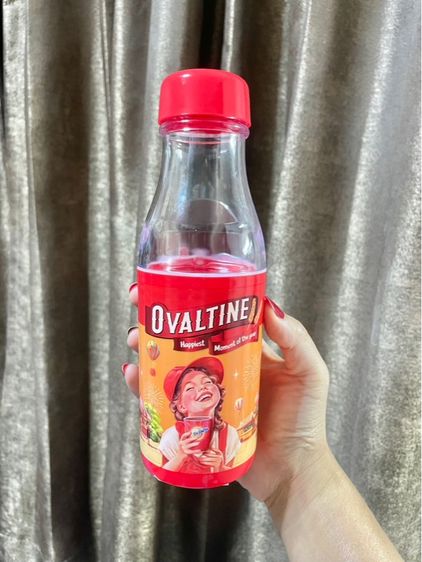 มือ1🌹ขวดน้ำโอวัลตินลายคลาสสิค (ความจุ 16 ออนซ์)