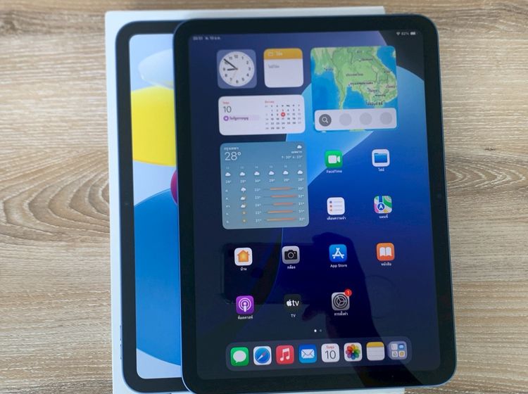 🍎iPad Gen 10th 64GB Wifi Blue สภาพดีไร้รอยตก ครบกล่อง🍎 รูปที่ 4