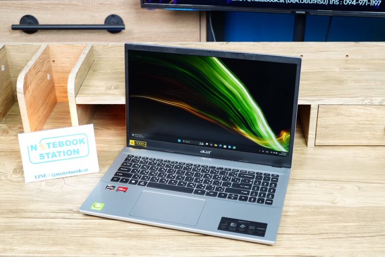 Acer Aspire 3 Ryzen7-5700U Ram16 SSD512 จอ15.6 FHD IPS สเปคสูง ตัวเครื่องสวยบางเบา ขายเพียง 9,990.- รูปที่ 4