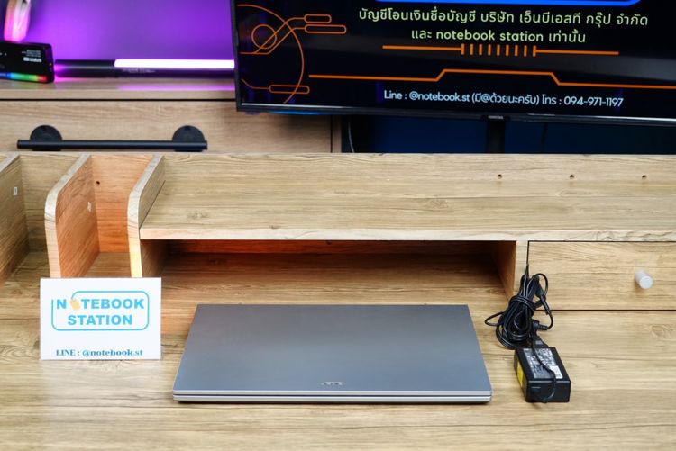 Acer Aspire 3 Ryzen7-5700U Ram16 SSD512 จอ15.6 FHD IPS สเปคสูง ตัวเครื่องสวยบางเบา ขายเพียง 9,990.- รูปที่ 9