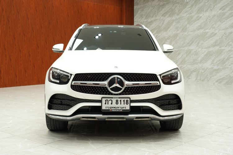 Mercedes-Benz GLC-Class 2022 GLC300 Utility-car ไฮบริด เกียร์อัตโนมัติ ขาว รูปที่ 2