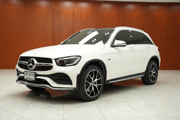 Mercedes-Benz GLC-Class 2022 GLC300 Utility-car ไฮบริด เกียร์อัตโนมัติ ขาว รูปที่ 3