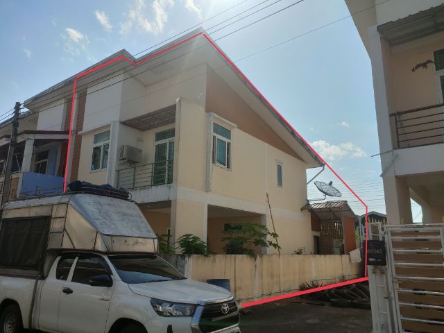 ขายบ้านทาวน์เฮ้าส์2ชั้น 3ห้องนอน 2ห้องน้ำ หลังมุม ในหมู่บ้านไทยสมบูรณ์3 