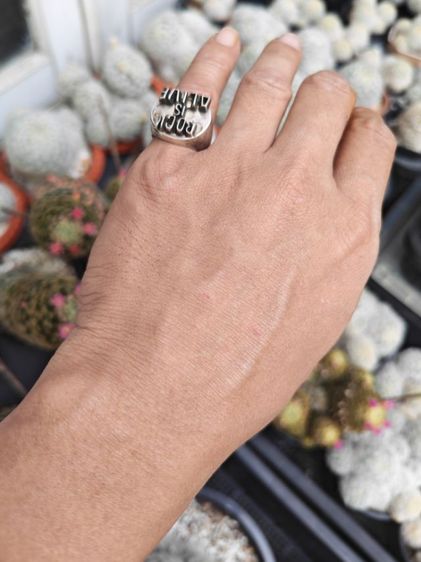 แหวนเงินแท้​ Rock​ is alive งานนอก​ สวยๆมันส์ๆ​ ราคาแบ่งปันครับ รูปที่ 10