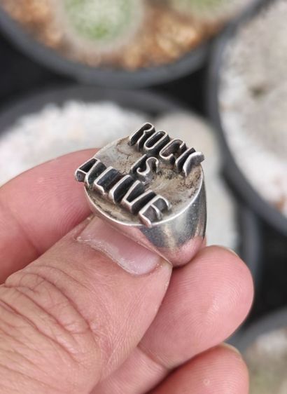 แหวนเงินแท้​ Rock​ is alive งานนอก​ สวยๆมันส์ๆ​ ราคาแบ่งปันครับ รูปที่ 4