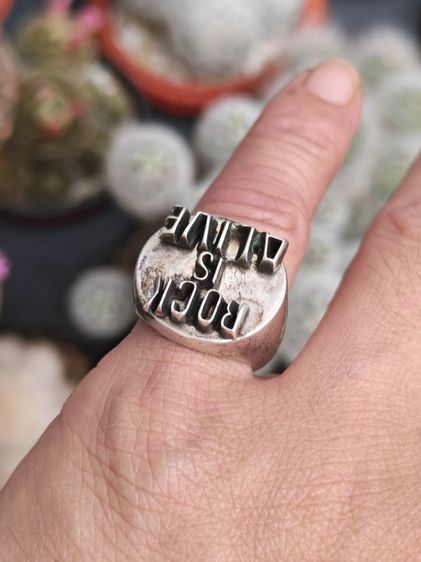 แหวนเงินแท้​ Rock​ is alive งานนอก​ สวยๆมันส์ๆ​ ราคาแบ่งปันครับ รูปที่ 11