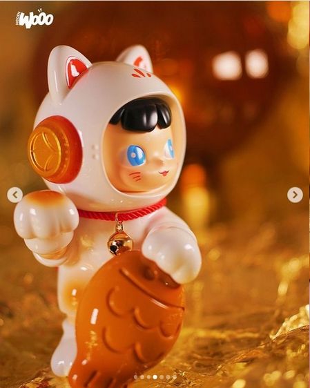 HIDDENWOOO CIMMY - Fortune Cat (Black , White) 150เปอเซ็น Resin รูปที่ 4