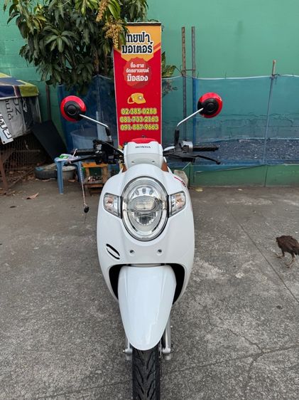 HONDA Scoopy หัวฉีดออโต้สตาร์ทมือรถใช้น้อยเครื่องดีมากสีสวยมากต้องมาดูของจริง รูปที่ 5