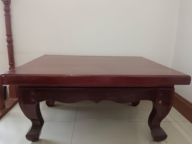 โต๊ะหมู่บูชา 7 ไม้แท้มะค่าเนื้อแข็งทั้งชิ้น รูปที่ 7