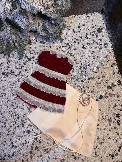 ชุดเซ็ต2ชิ้น ชุดคริสมาส ชุดใส่เที่ยว ชุดเทศกาล รูปที่ 2