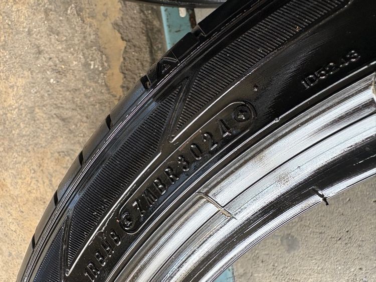 ยางDUNLOP225-45-17 ปี24 ปีแท้  ใส่แทน 215-45-17 ได้เลยจ้า รูปที่ 9