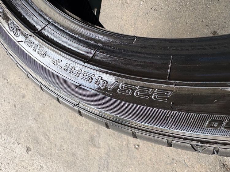 ยางDUNLOP225-45-17 ปี24 ปีแท้  ใส่แทน 215-45-17 ได้เลยจ้า รูปที่ 8