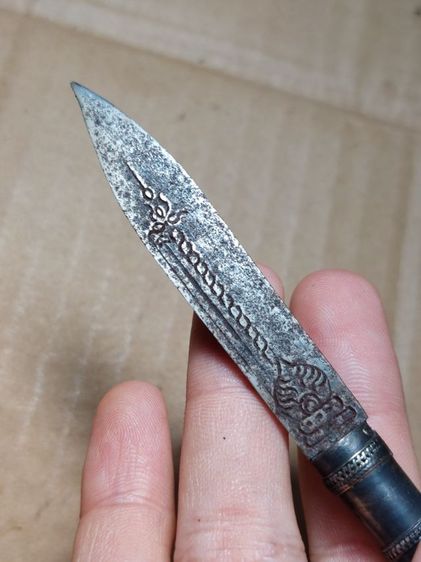 เครื่องรางมีดหมอปากกาหลวงพ่อเดิมวัดหนองโพใบ 2.5 ยาวรวม 5 นิ้ว รูปที่ 2