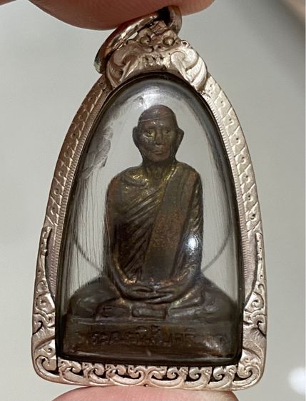 หลวงพ่อโอด วัดจันเสน รูปหล่อปั๊มรุ่น หลังตรง ปี24 