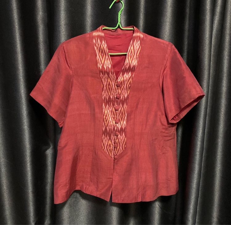 ผ้าไหมแท้ได้ทั้งเสื้อและกระโปรง รูปที่ 9