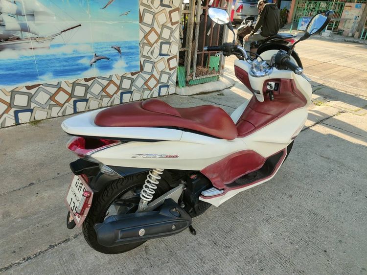 🛵ยังไงก็ขาย PCX 150 ปี 56 เครื่องดี สีสวย สตาร์ทมือ(บังคับโอน) เล่มชุดโอนครบ+เปลี่ยนถ่ายน้ำมันเครื่องฟรี ส่งฟรี30 ก.ม รูปที่ 7