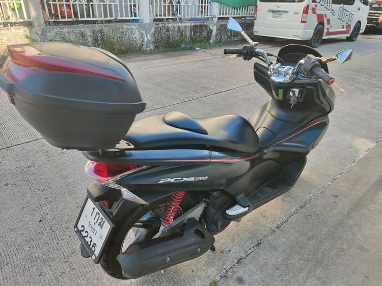 🛵ยังไงก็ขาย PCX 150 ปี 56 เครื่องดี สีสวย สตาร์ทมือ  เล่มชุดโอนครบ+เปลี่ยนถ่ายน้ำมันเครื่องฟรี ส่งฟรี30 ก.ม รูปที่ 7