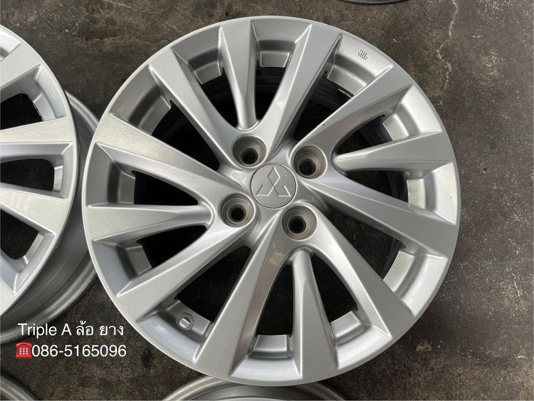 ✨ล้อแม็ก✨Mitsu Attrage ขอบ 15 สีบอร์น💖สภาพสวย💖 รูปที่ 5