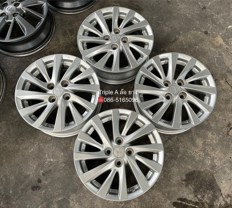 ✨ล้อแม็ก✨Mitsu Attrage ขอบ 15 สีบอร์น💖สภาพสวย💖 รูปที่ 6