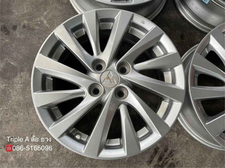 ✨ล้อแม็ก✨Mitsu Attrage ขอบ 15 สีบอร์น💖สภาพสวย💖 รูปที่ 3