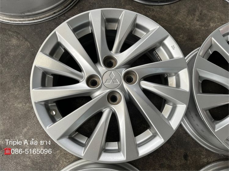 ✨ล้อแม็ก✨Mitsu Attrage ขอบ 15 สีบอร์น💖สภาพสวย💖 รูปที่ 4