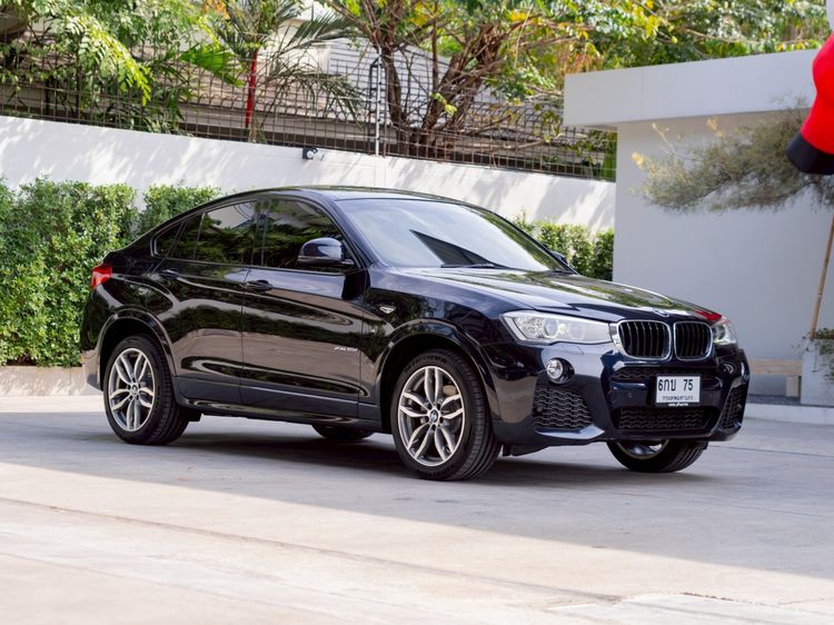 BMW X4 2017 2.0 xDrive20d M Sport 4WD Sedan ดีเซล ไม่ติดแก๊ส เกียร์อัตโนมัติ น้ำเงิน