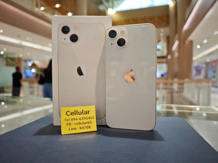 iPhone 13 128GB Batt100 ประกันศูนย์ไทย7เดือน ไร้รอย ครบกล่อง