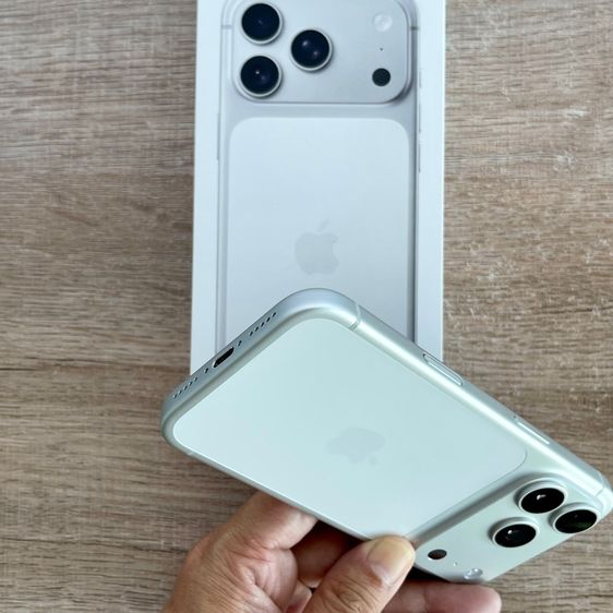 อายุ 7 วัน iPhone 17 Pro 256 Silver รอบชาร์จ 4 แบต 100 ใหม่กริ๊บ ไร้ตำหนิ ครบยกกล่อง ซื้อ Apple Care Plus ได้ รูปที่ 15