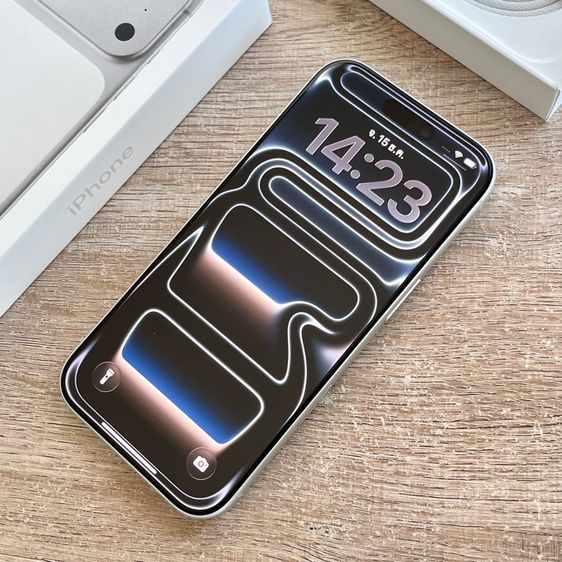 อายุ 7 วัน iPhone 17 Pro 256 Silver รอบชาร์จ 4 แบต 100 ใหม่กริ๊บ ไร้ตำหนิ ครบยกกล่อง ซื้อ Apple Care Plus ได้ รูปที่ 2