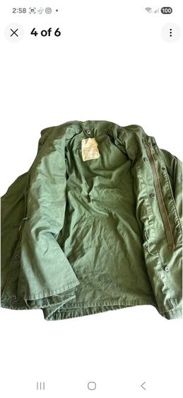 เสื้อวินเทจ M-65 field jacket medium Regular  รูปที่ 5