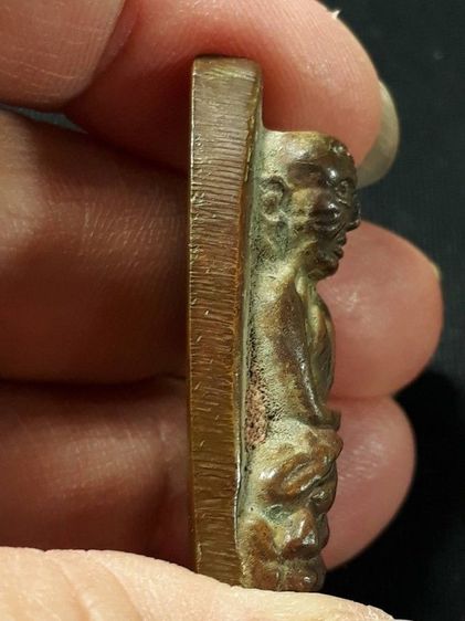 หลวงปู่ทวด หลังเตารีด พิมพ์ใหญ่ วัดช้างให้ จ.ปัตตานี ปี2505 เนื้อทองแดงสภาพยังสวย รูปที่ 4