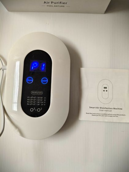 เครื่องฟอกอาศ สีขาว Air Purifier กำจัดกลิ่น สำหรับที่มี สัตว์เลี้ยง สภาพดี เครื่องใช้งานได้ปกติ รูปที่ 3