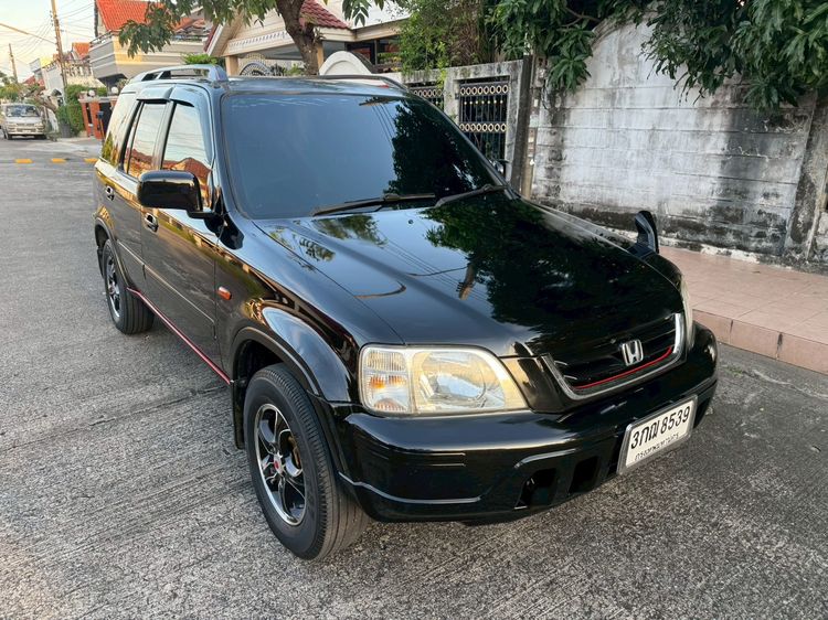 Honda CR-V 2002 2.0 EXi Limited 4WD Utility-car เบนซิน ไม่ติดแก๊ส เกียร์อัตโนมัติ ดำ รูปที่ 3