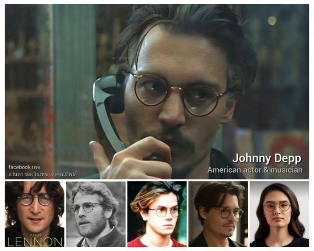 แว่นสายตาไทเทเนียมบริสุทธิ์สีทองจากเมืองซาบาเอะ TAKEO KIKUCHI โมเดลอาร์ติสท์ 'หยดน้ำเล็ก–แพนโต้–จอห์น เลนนอน' เลนส์บลูโพรเทค มัลติโค้ท ค่าสายตายาว 275 ...Authentic Vintage TAKEO KIKUCHI Handcrafted in Sabae, Japan รูปที่ 8