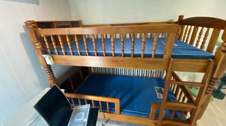เตียงไม้สัก 2 ชั้น รูปที่ 2